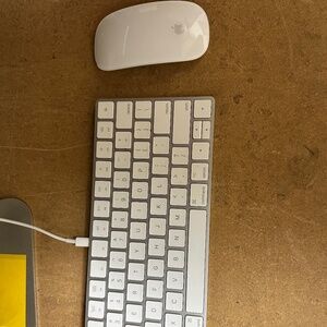 Wireless Mac keyboard and Magic Mouse